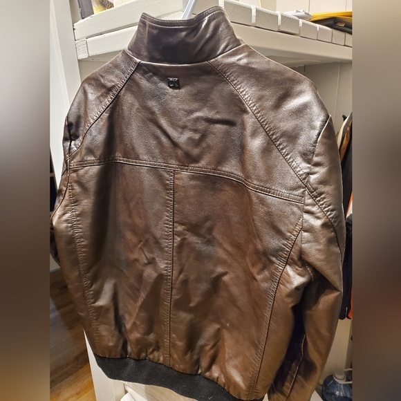 Calvin Klein Leather Jacket - Picture 2 of 3
